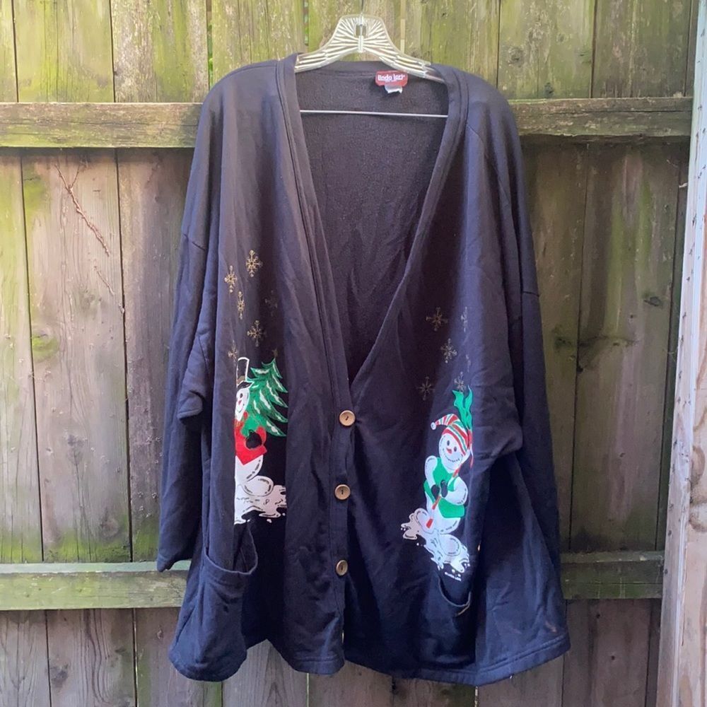 Christmas cardigan sz. 4X
